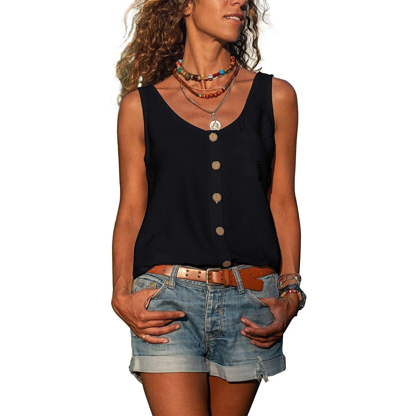 Elegante canotta da donna in stile Ibiza 8