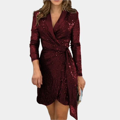 Elviana - Elegante abito blazer da donna con cintura 0