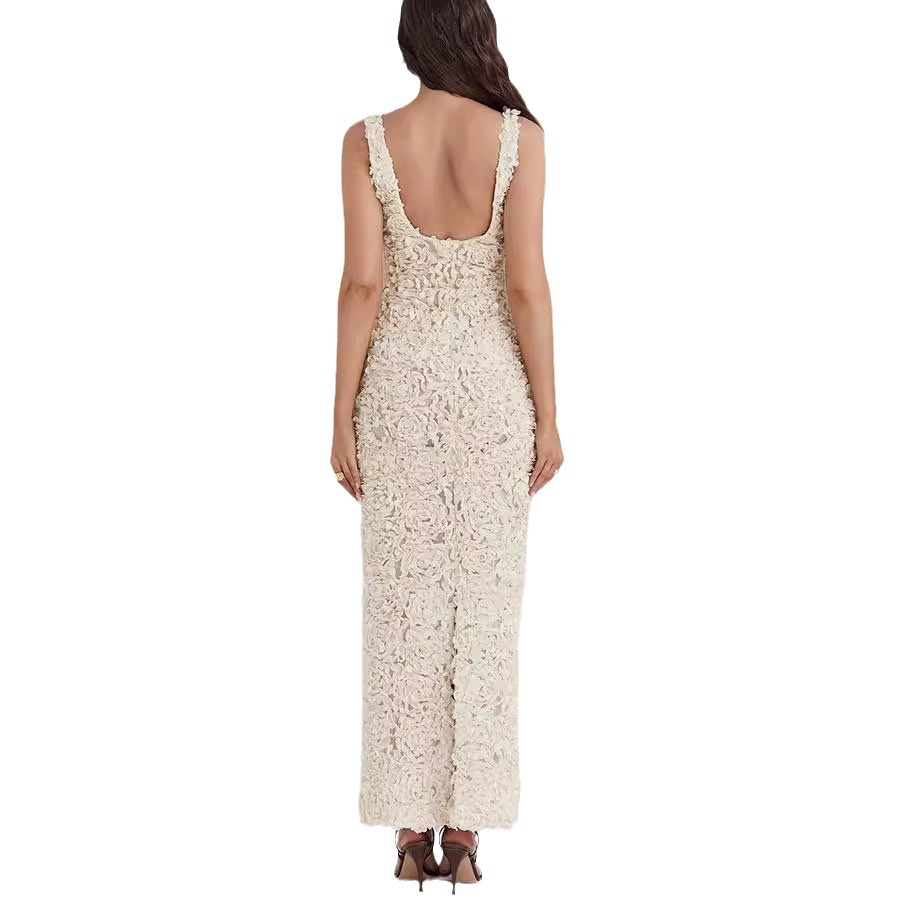 Elysia Elegante | Abito Cerimonia Donna in Pizzo Midi 5