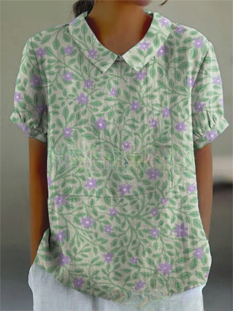 Elysia | Blusa Donna con Stampa Floreale Vintage 2