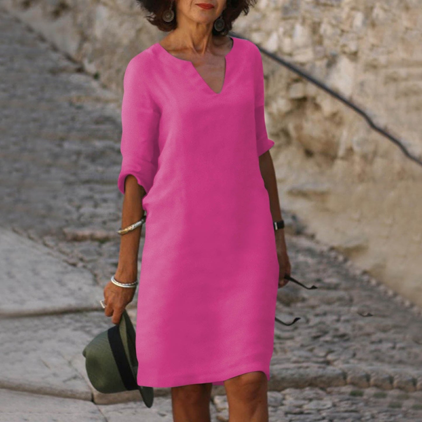 Elysian | Abito Estivo Elegante con Scollo a V per Donna 12