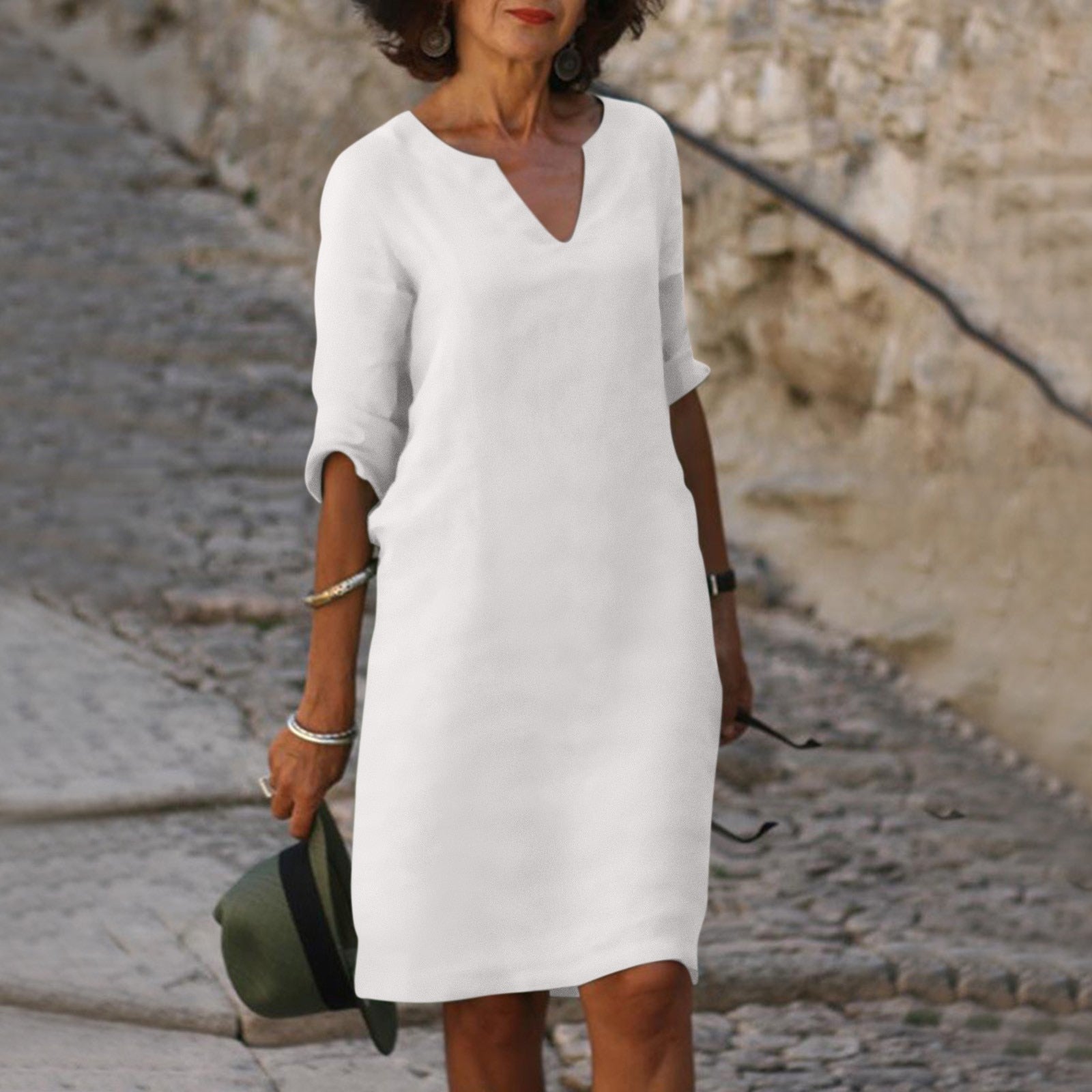 Elysian | Abito Estivo Elegante con Scollo a V per Donna 7