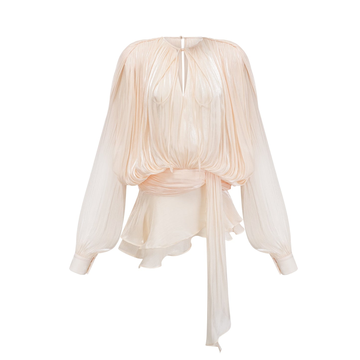 Eugénie | Mini Abito Plissettato con Volant per Donna Elegante 1