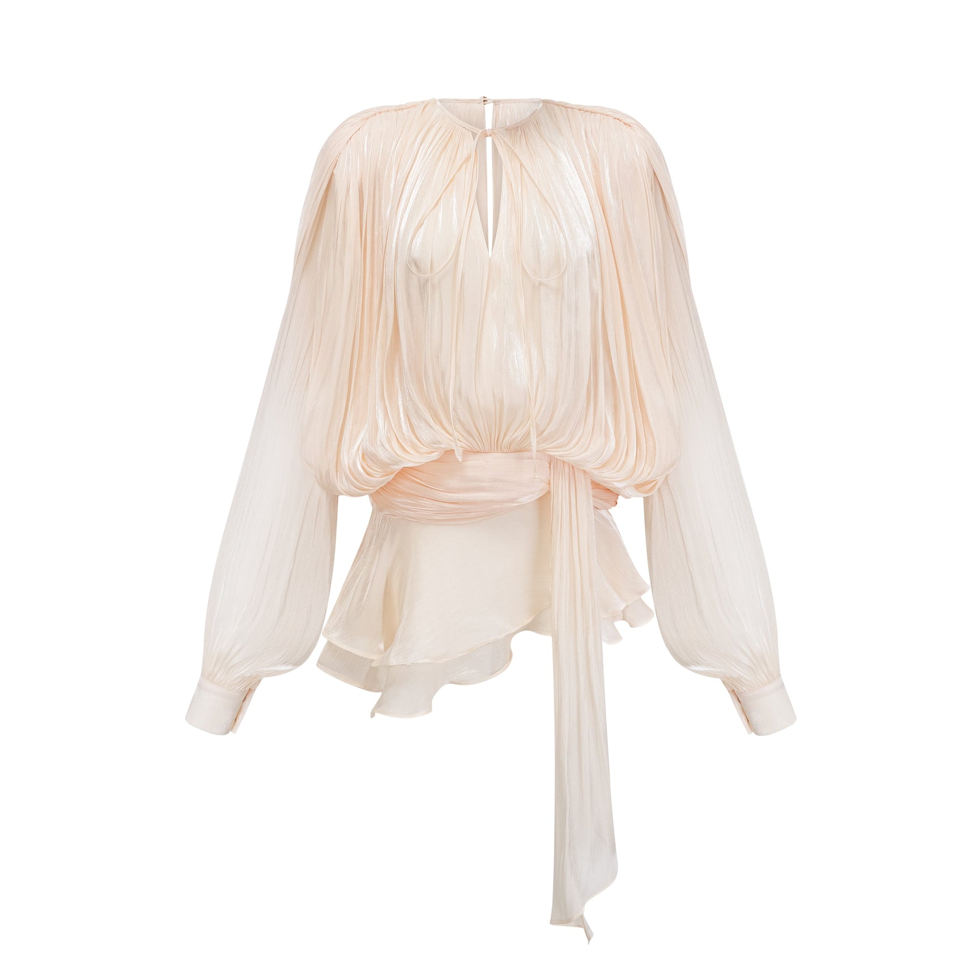Eugénie | Mini Abito Plissettato con Volant per Donna Elegante 1