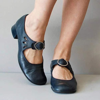 Federica | Sandali in pelle con fibbia 8