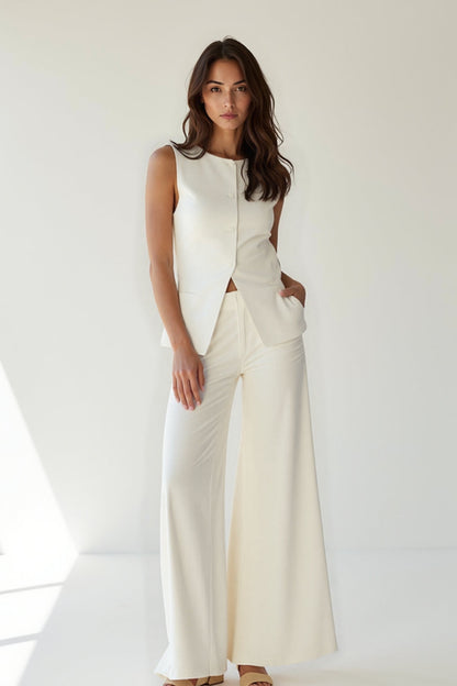 Fiorenza | Completo Donna Elegante con Pantaloni Ampi 0