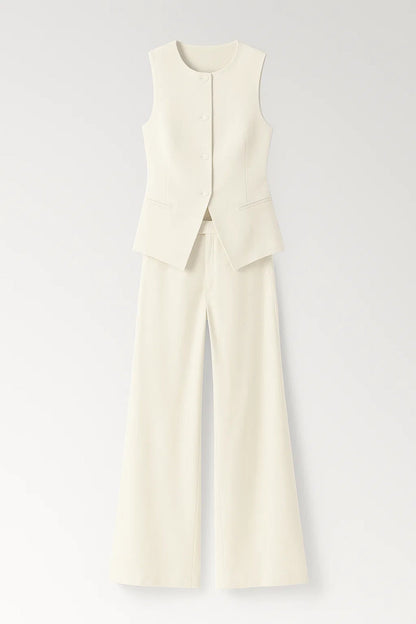 Fiorenza | Completo Donna Elegante con Pantaloni Ampi 3
