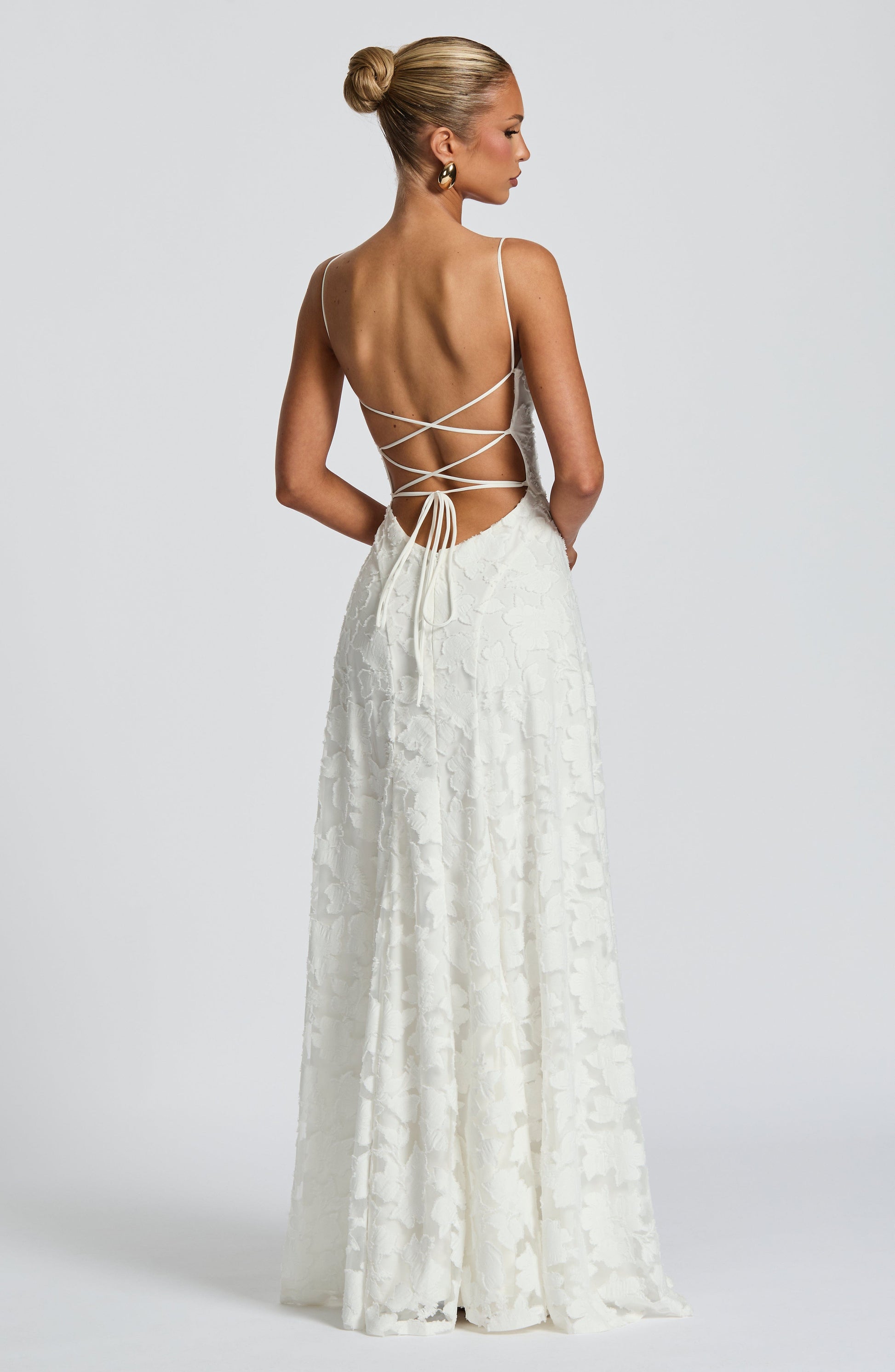 Fiorita | Maxi Abito da Donna Elegante con Motivo Floreale per Cerimonia 6