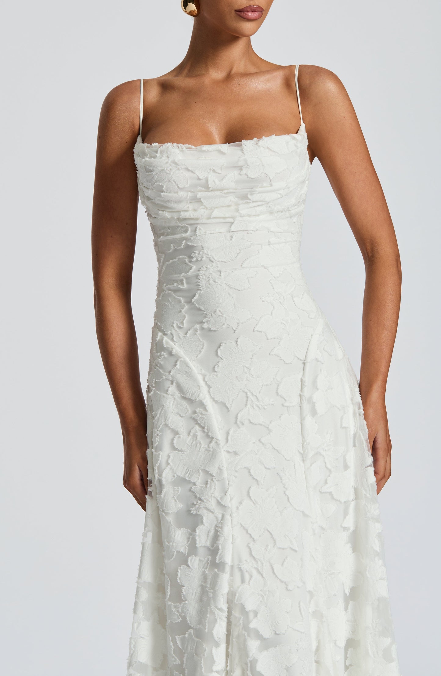 Fiorita | Maxi Abito da Donna Elegante con Motivo Floreale per Cerimonia 7