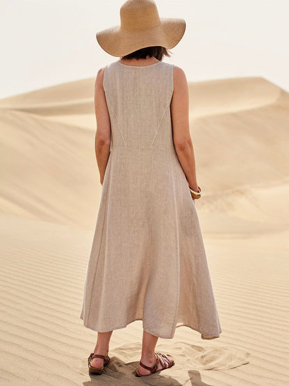 Isaline | Abito Donna in Cotone Leggero con Tasche 1