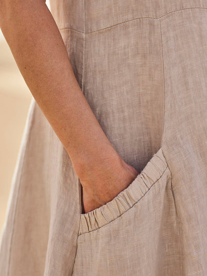 Isaline | Abito Donna in Cotone Leggero con Tasche 2