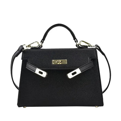 Jasmine | Borsa Tracolla Donna Elegante in Pelle Nera 0