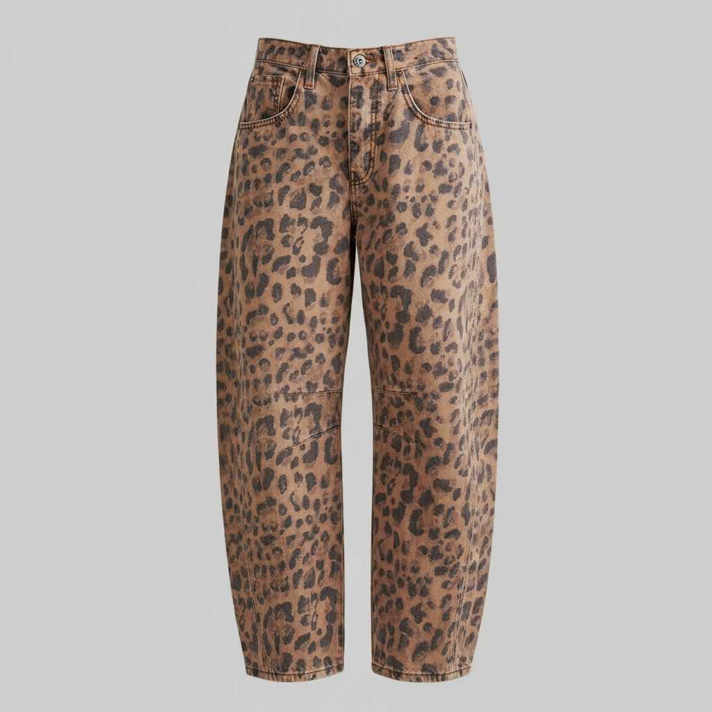Jeans da Donna Leopardati a Botte | Denim Casual