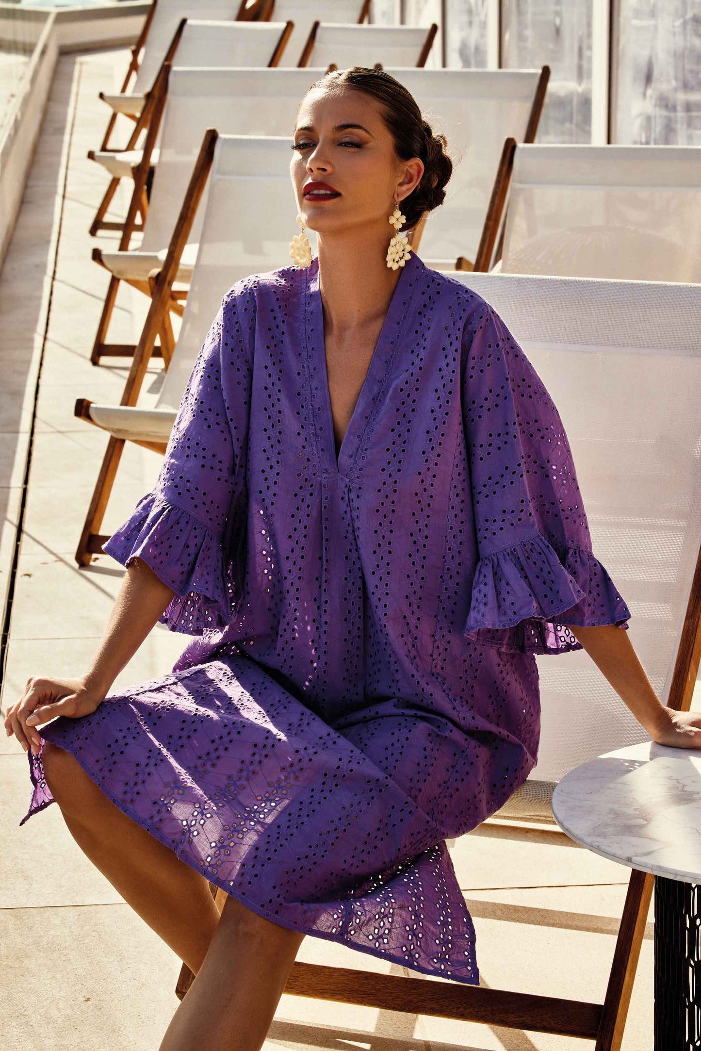 Layla | Abito Elegante con Ricami Artigianali in Pizzo Sangallo 10