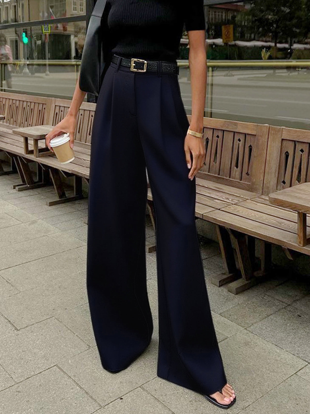 Luna Pantaloni Donna Larghi | Casual Eleganti 12