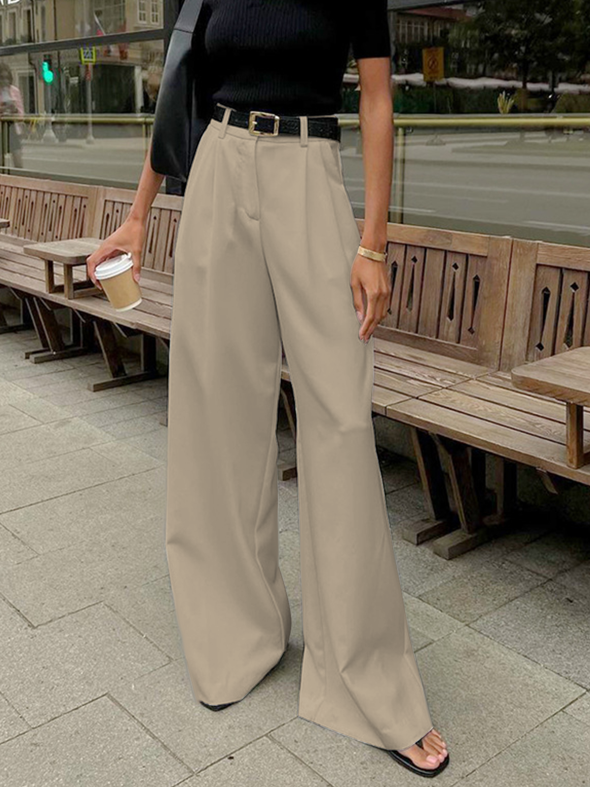 Luna Pantaloni Donna Larghi | Casual Eleganti 15