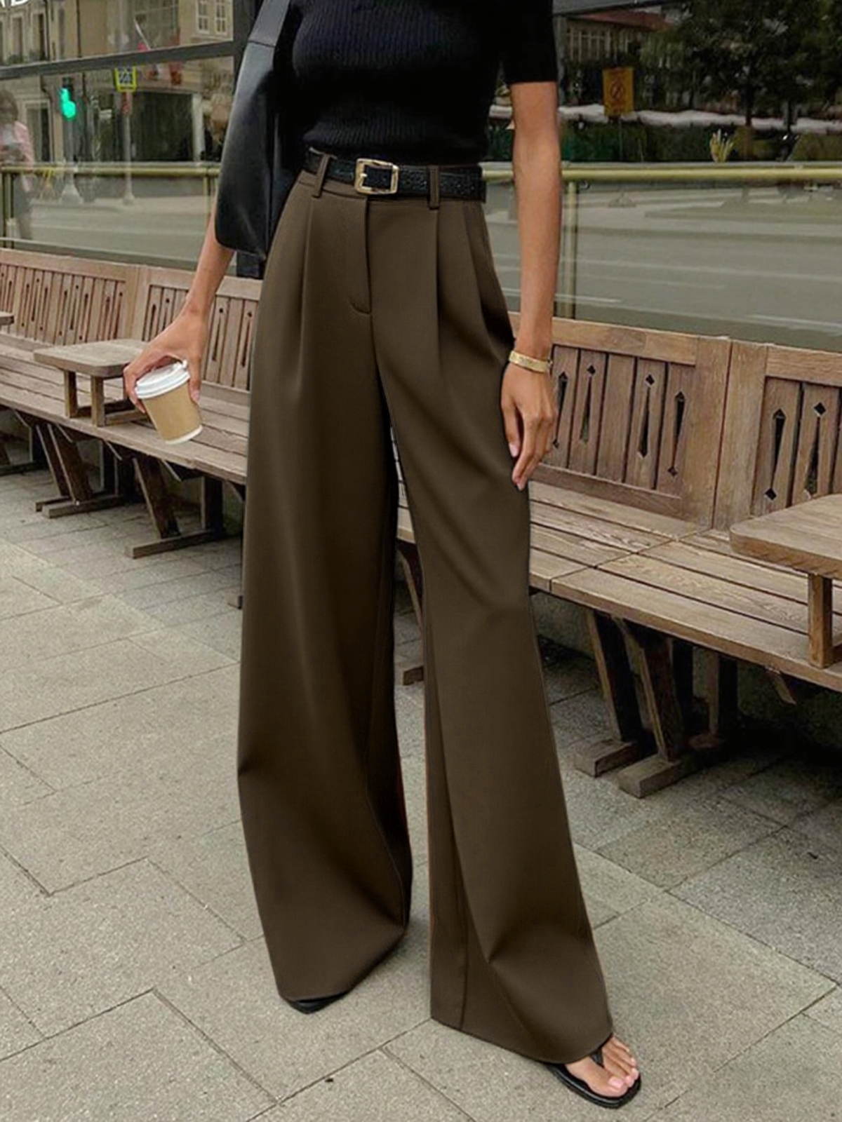 Luna Pantaloni Donna Larghi | Casual Eleganti 9
