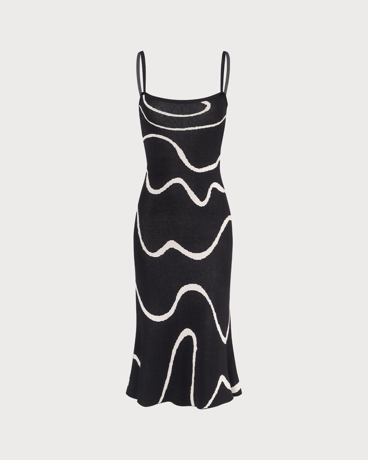 Luna | Abito Midi Elegante in Maglia con Orlo a Sirena 7