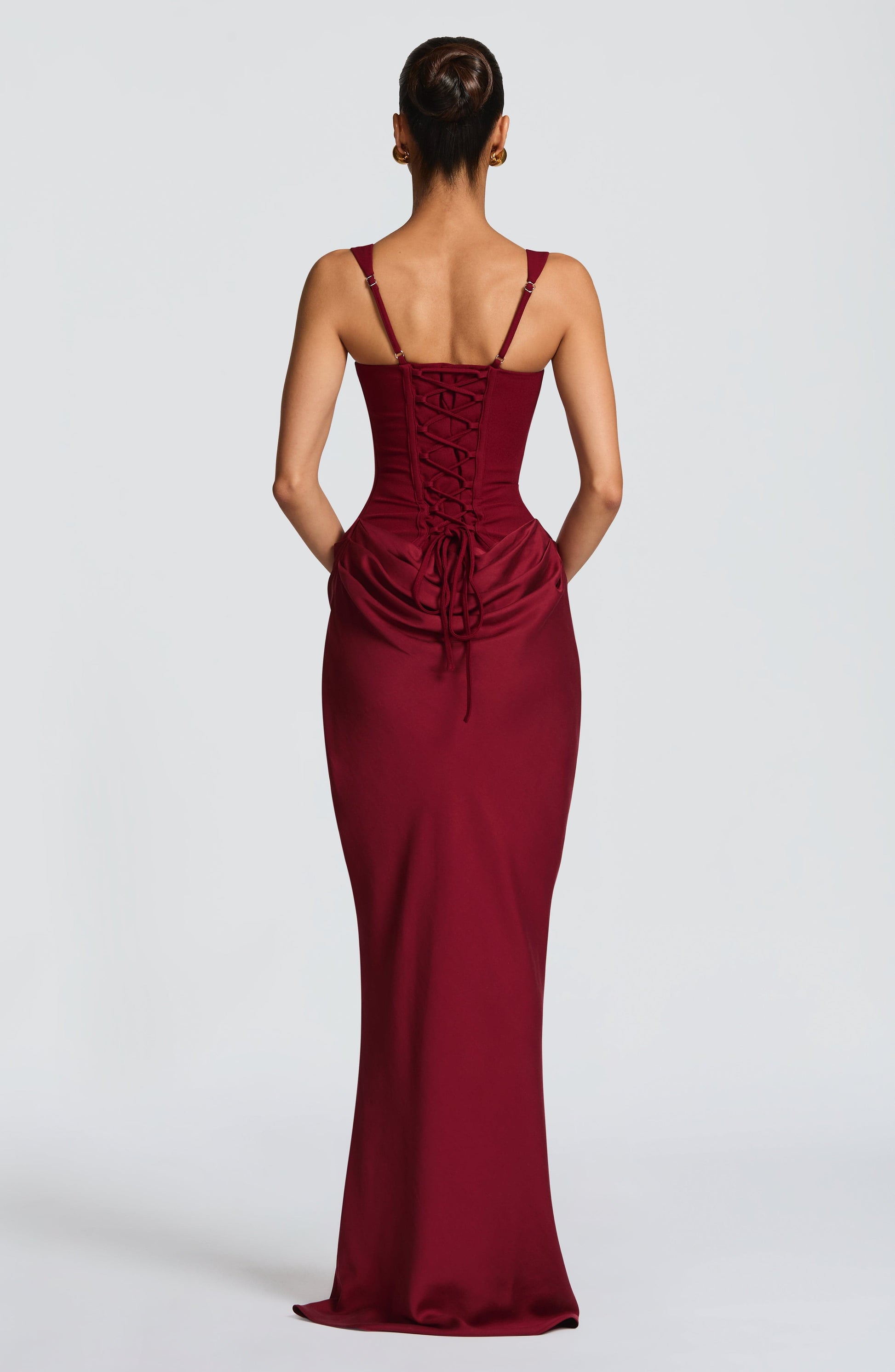 Lunaria | Abito da Donna Maxi con Top a Corsetto e Gonna Drappeggiata 3