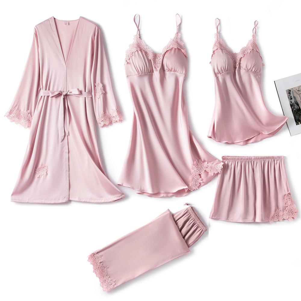Lunaria | Pigiama da Donna Elegante con Camicia e Pantaloni Fluido 8