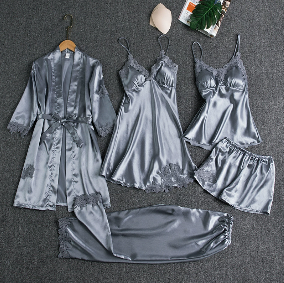 Lunaria | Pigiama da Donna Elegante con Camicia e Pantaloni Fluido 9