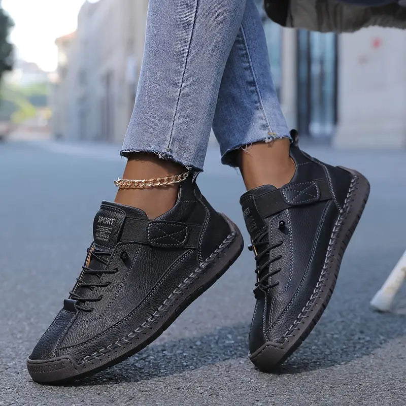 Marley | Sneakers Donna in Pelle Leggera con Suola Ammortizzante 0