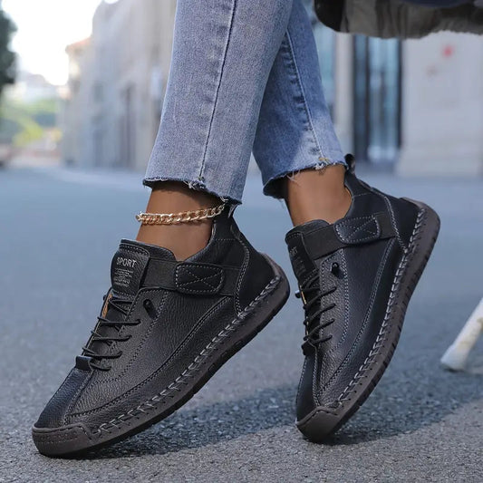 Marley | Sneakers Donna in Pelle Leggera con Suola Ammortizzante 0