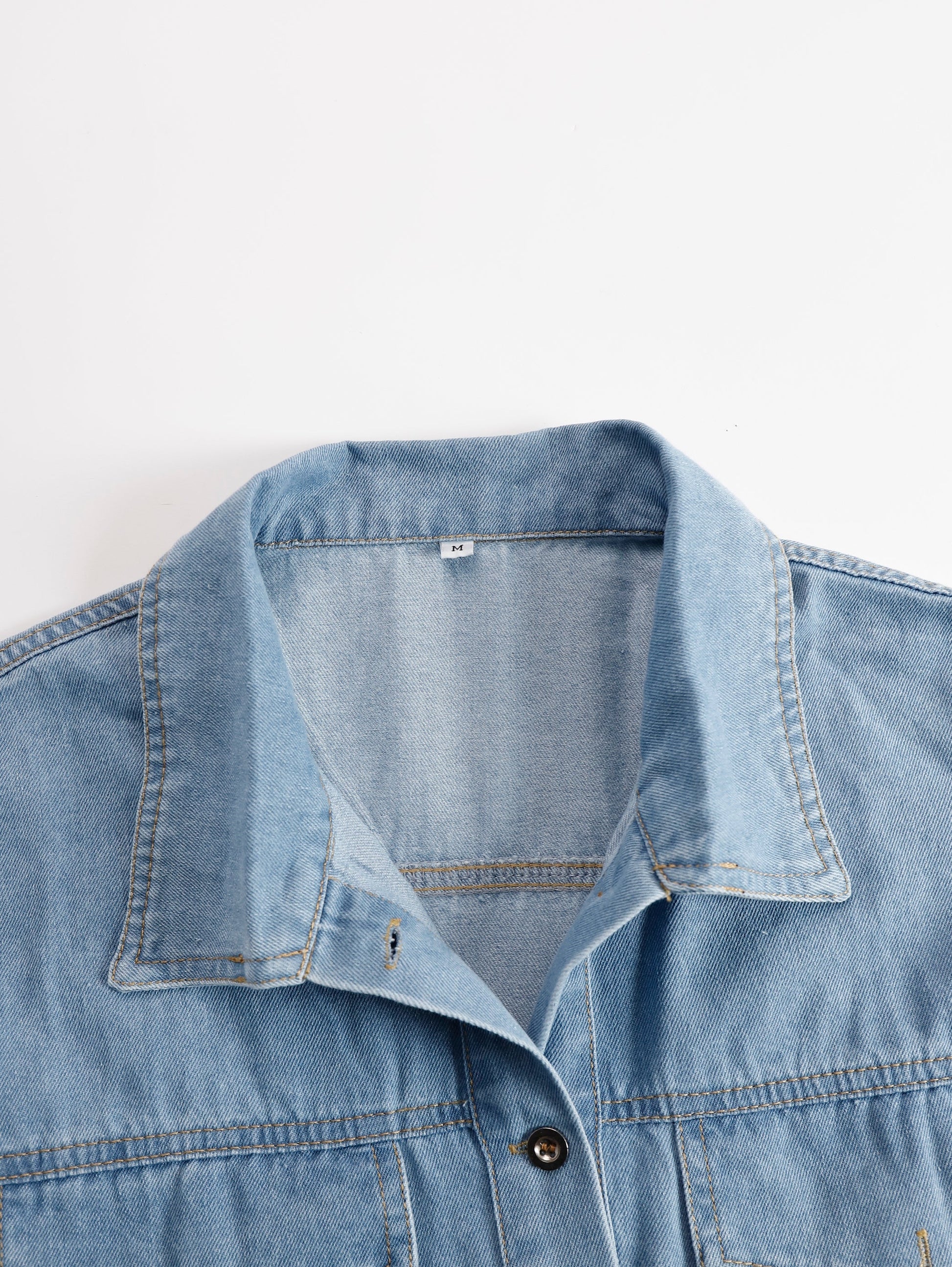 Mira Mini Abito Denim | Abbigliamento Donna Casual con Nappa 5