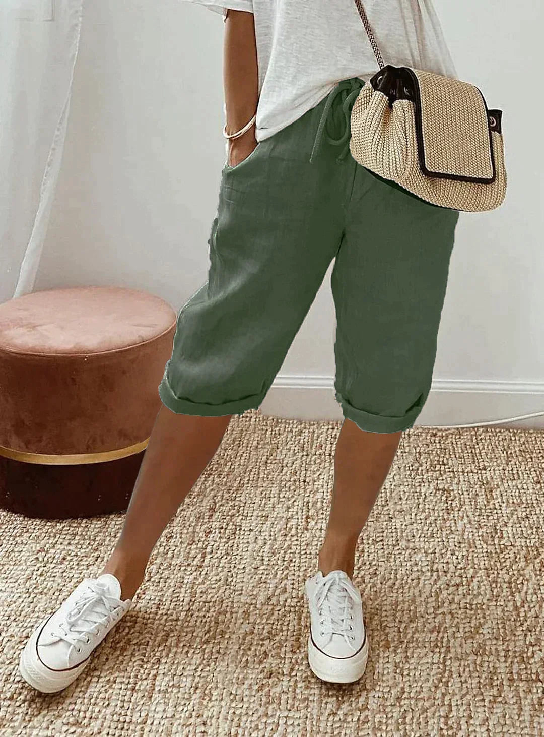 Mira | Pantaloni Donna Eleganti in Lino Leggero 2
