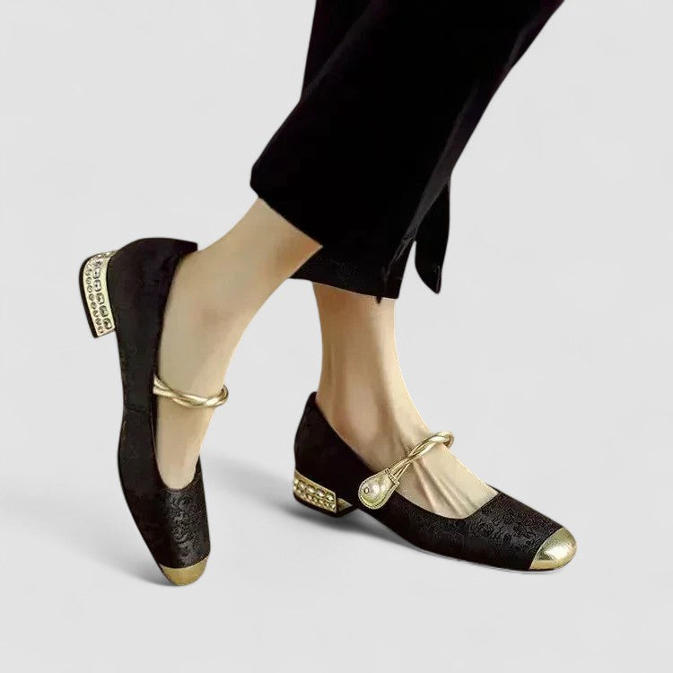 Mira | Scarpe Mary Jane Donna Eleganti con Cinturino Regolabile e Tacco Basso 5