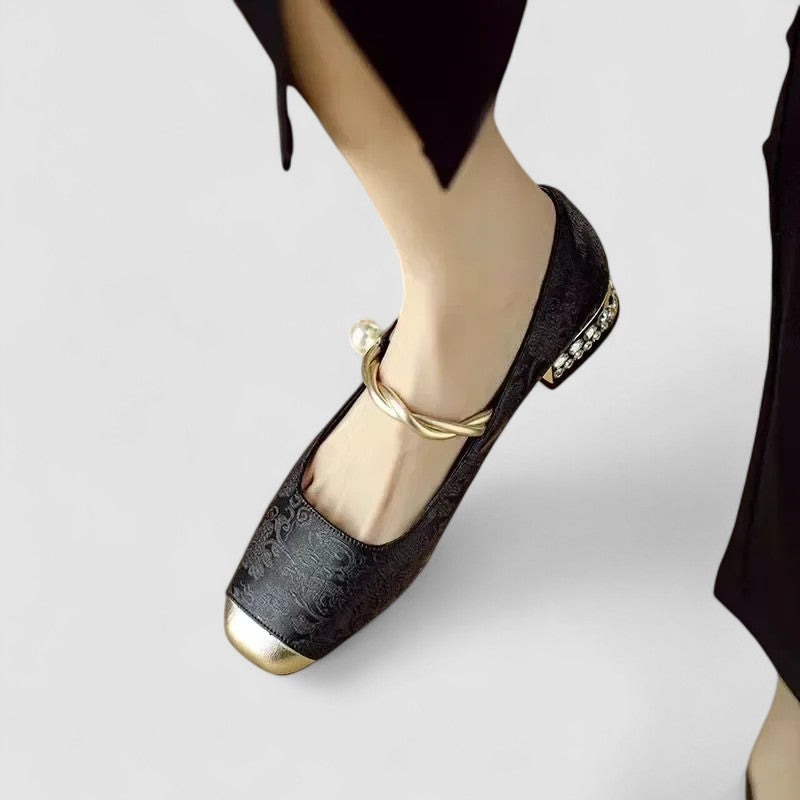 Mira | Scarpe Mary Jane Donna Eleganti con Cinturino Regolabile e Tacco Basso 6
