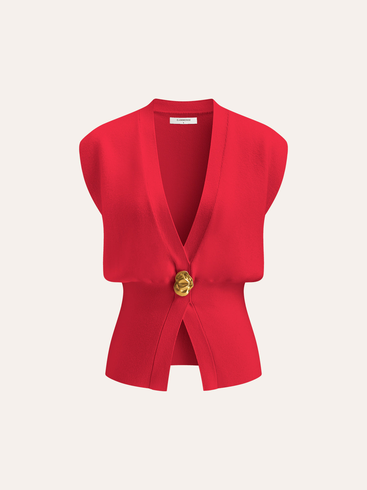 Mistral Gilet | Maglione Scollo a V con Dettagli Abbottonati 9