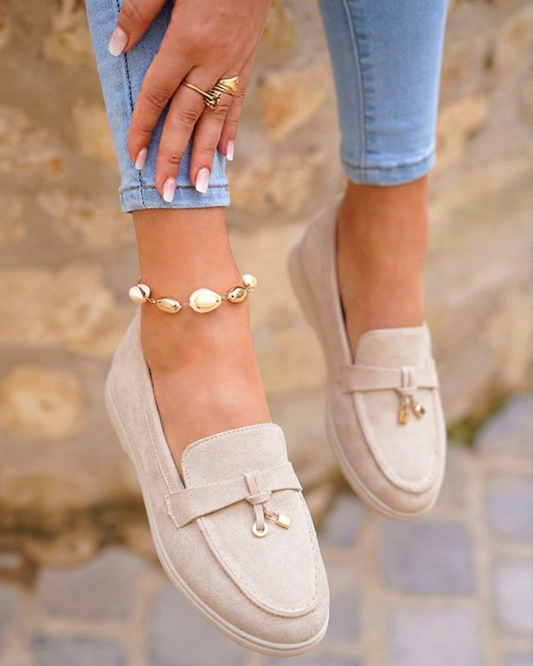 Mistral Mocassini Donna Beige | Scarpe Eleganti Primavera Estate 0