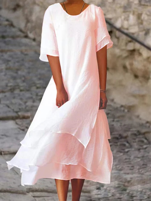 Mistral | Abito Maxi Donna Elegante in Cotone e Lino 1