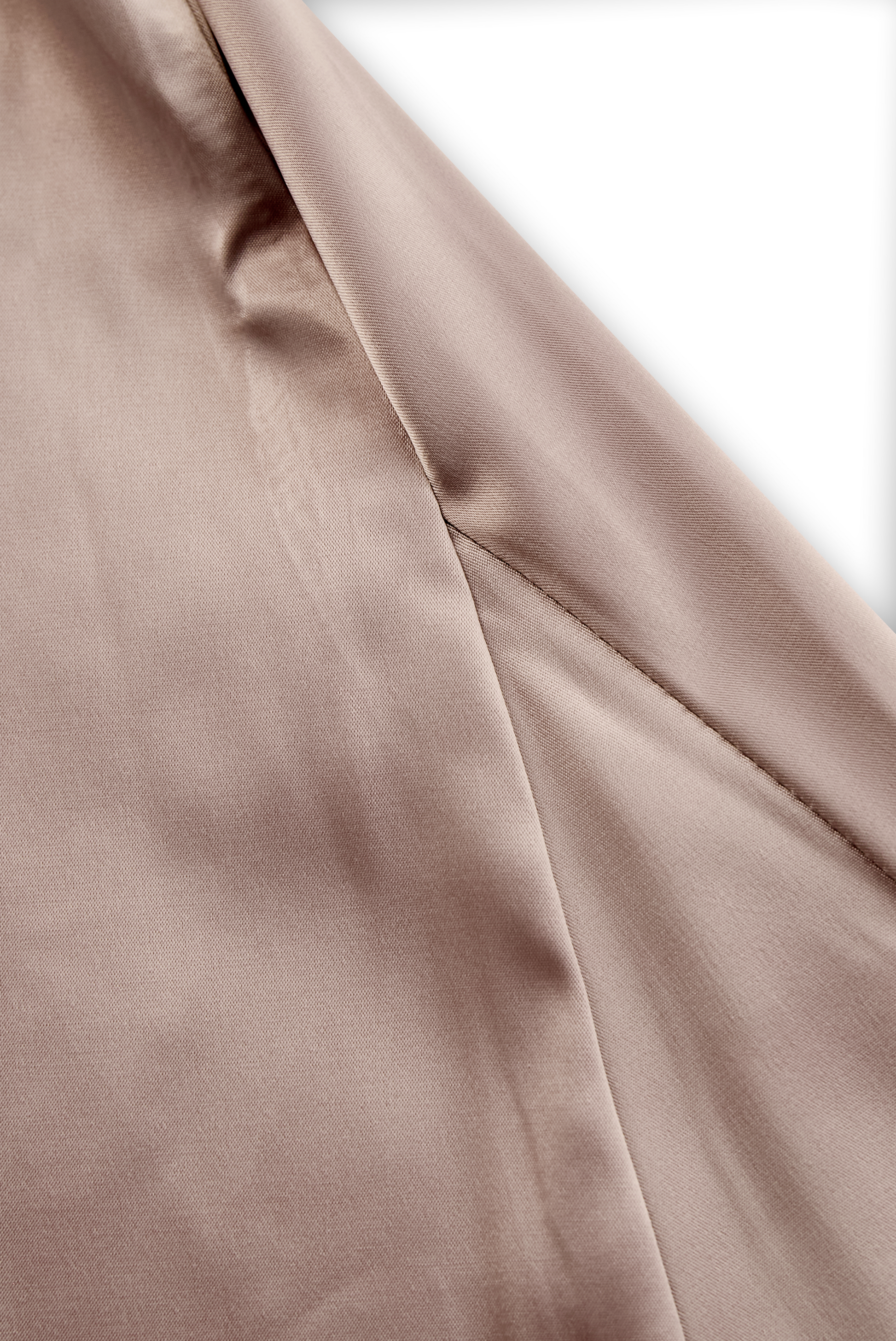 Mooyius | Abito Monospalla in Raso Champagne per Cerimonia Donna 5