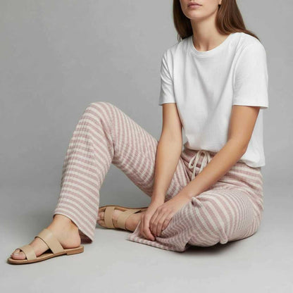 Pantaloni Stringati Chic | Pantaloni Casual da Donna