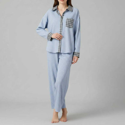 Pigiama Donna Elegante | Set Camicia e Pantaloni