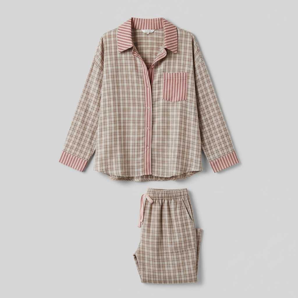 Pigiama Donna Elegante | Set Camicia e Pantaloni