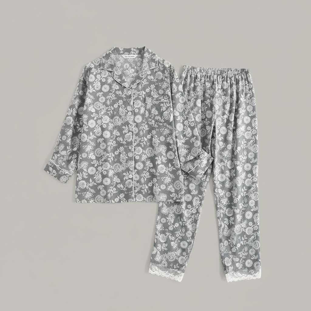 Pigiama Donna Invernale Scozzese | Pigiama Flanella Cotone