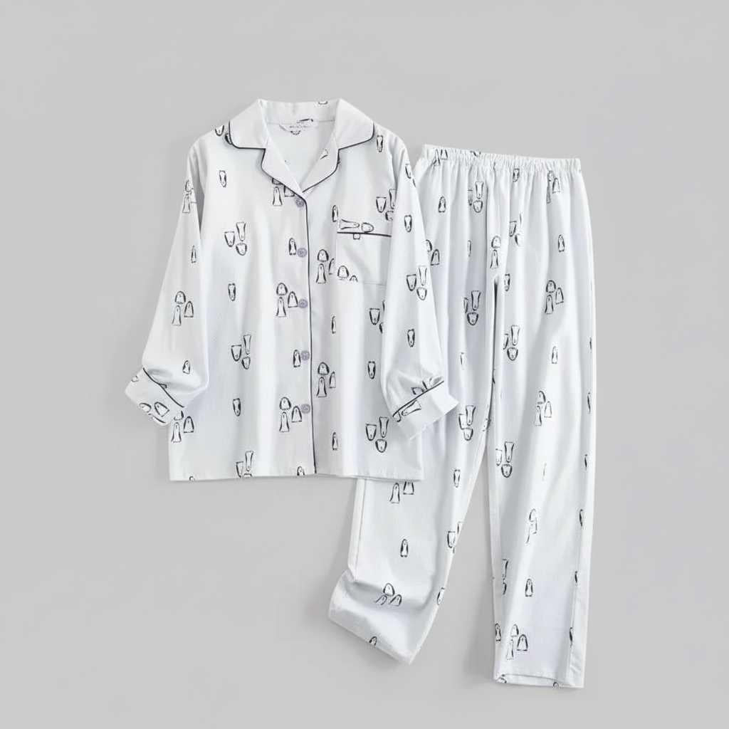 Pigiama Donna Invernale Scozzese | Pigiama Flanella Cotone
