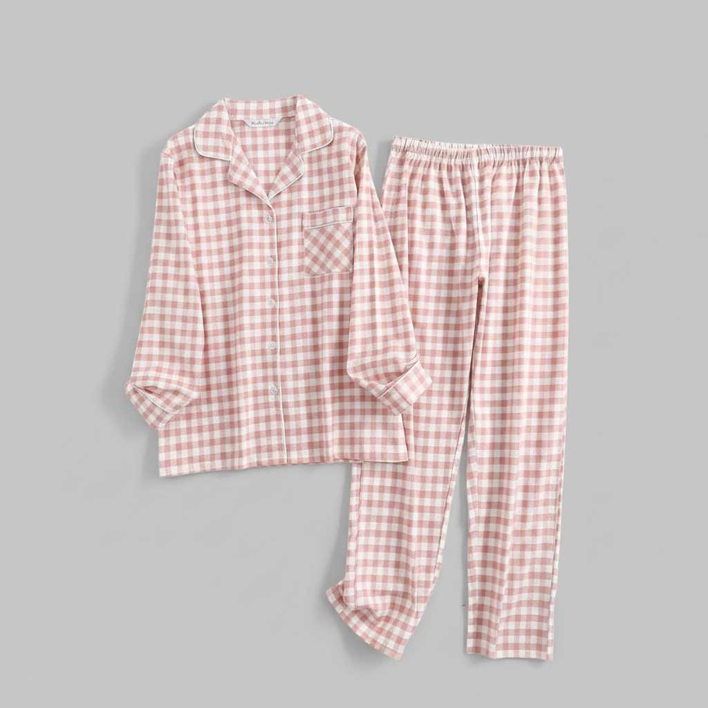 Pigiama Donna Invernale Scozzese | Pigiama Flanella Cotone