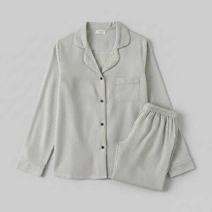 Pigiama da Donna A Righe Blu e Bianco | Indumenti da Notte