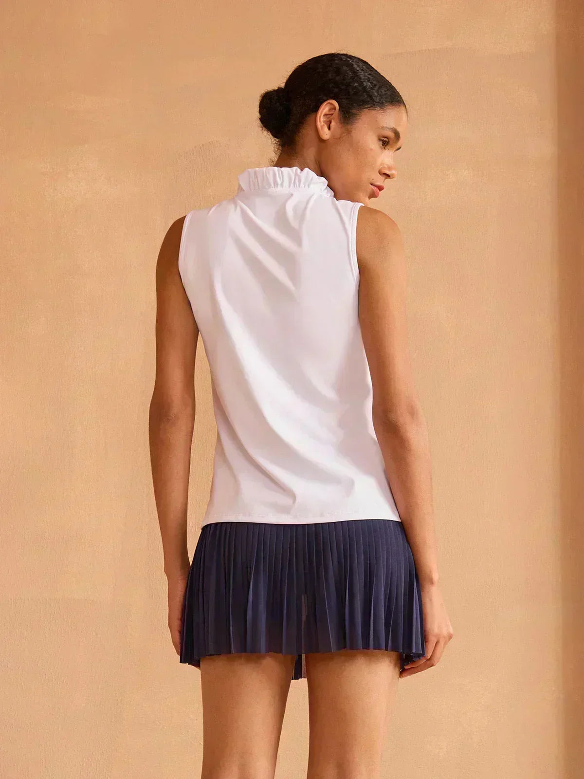 Piuma Canotta Elegante con Scollo a V | Canotta Donna Estiva 2