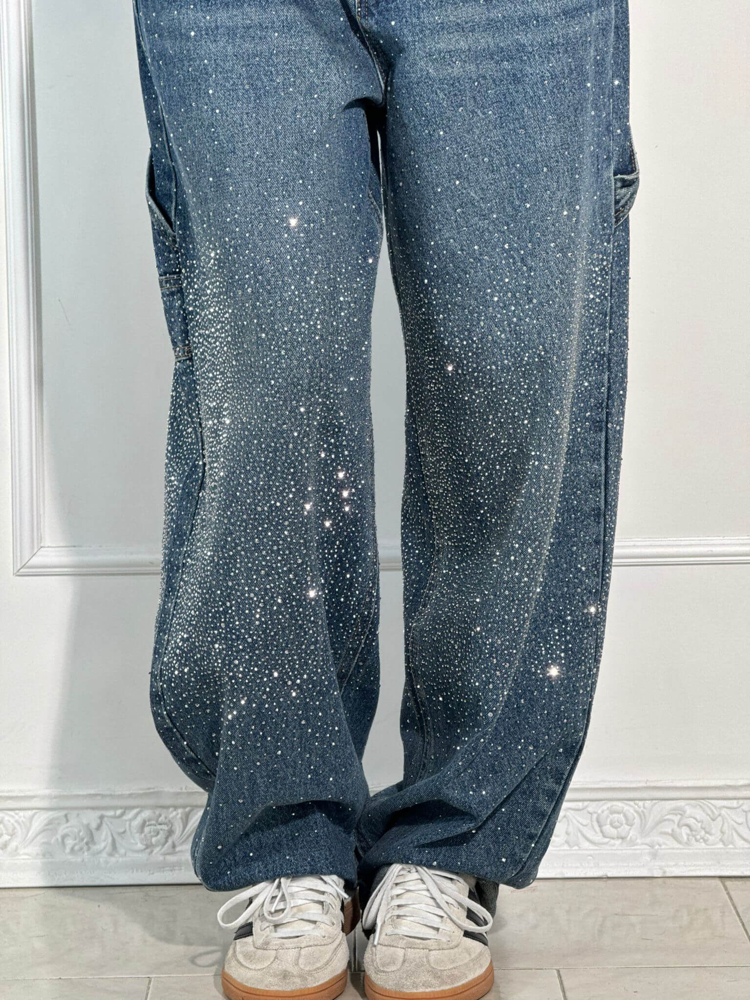 Sabrina | Jeans Balloon Larghe con Dettagli Brillanti 4