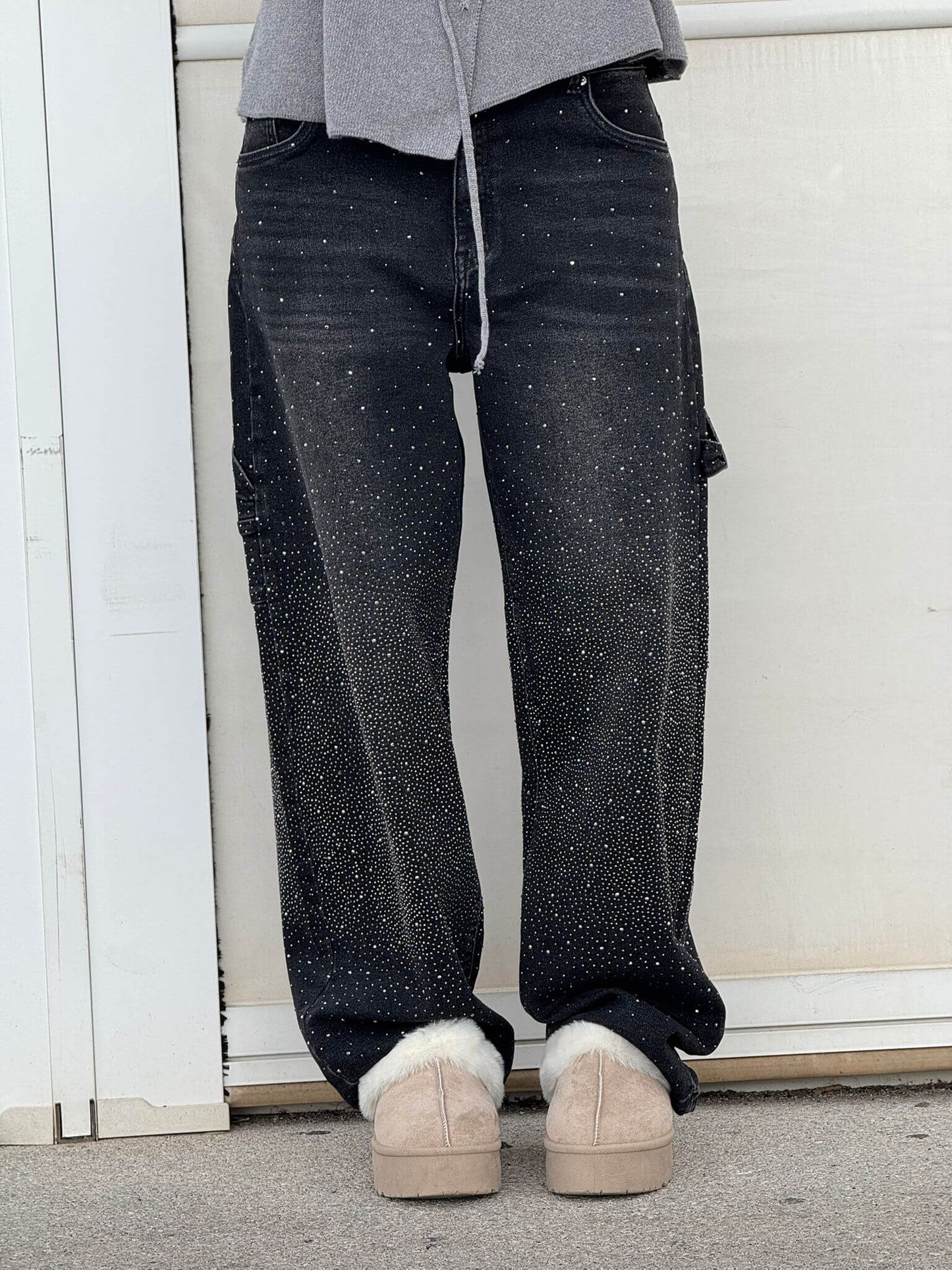 Sabrina | Jeans Balloon Larghe con Dettagli Brillanti 9