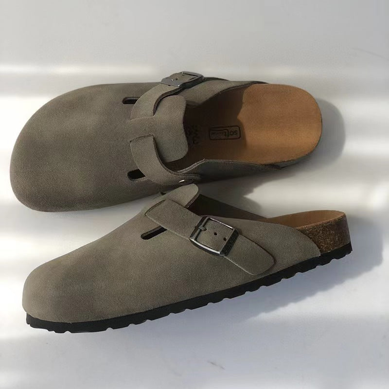 Sandali/ciabatte unisex in pelle di alta qualità 1