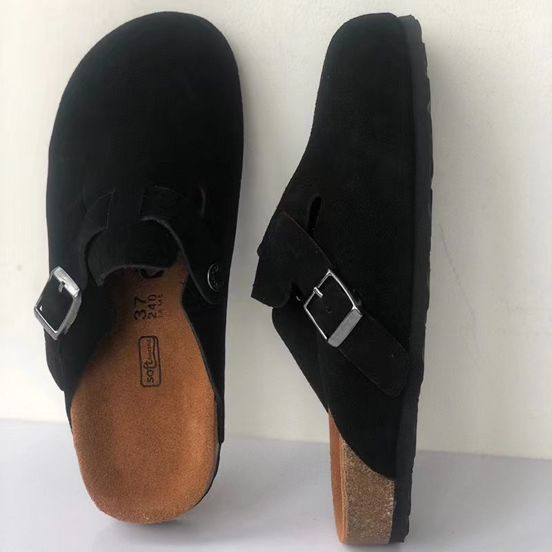Sandali/ciabatte unisex in pelle di alta qualità 4