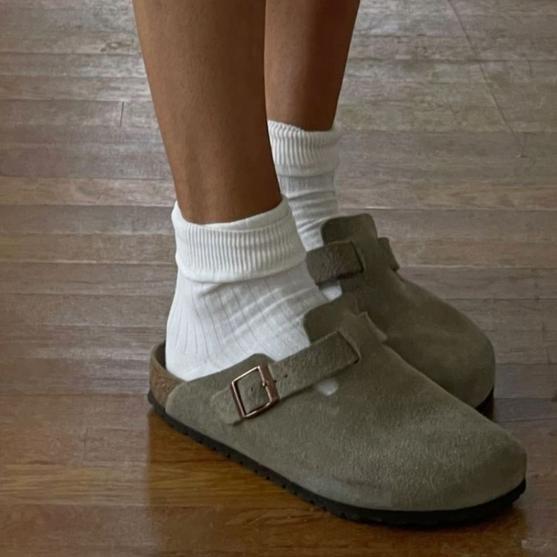 Sandali/ciabatte unisex in pelle di alta qualità 6