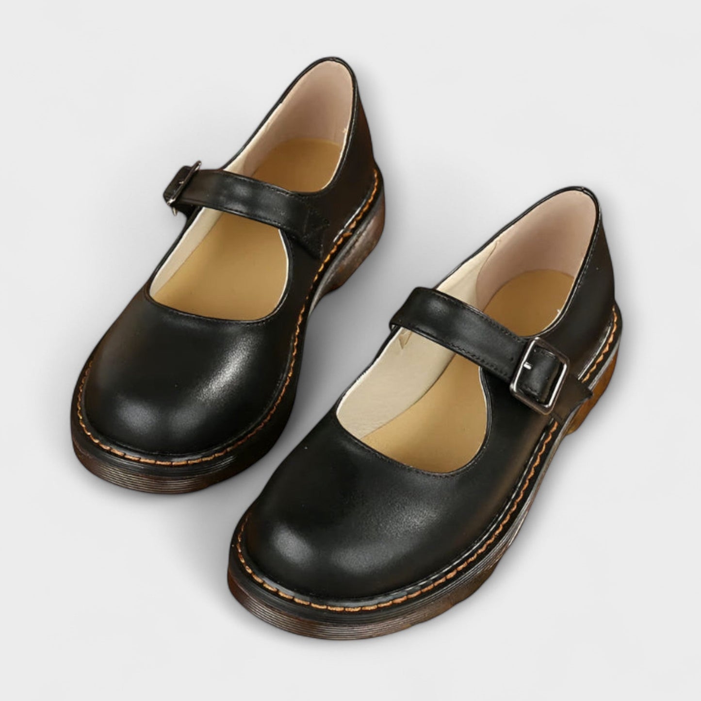 Scarpe Mary Jane classiche da donna – Ballerine con cinturino e fibbia 1