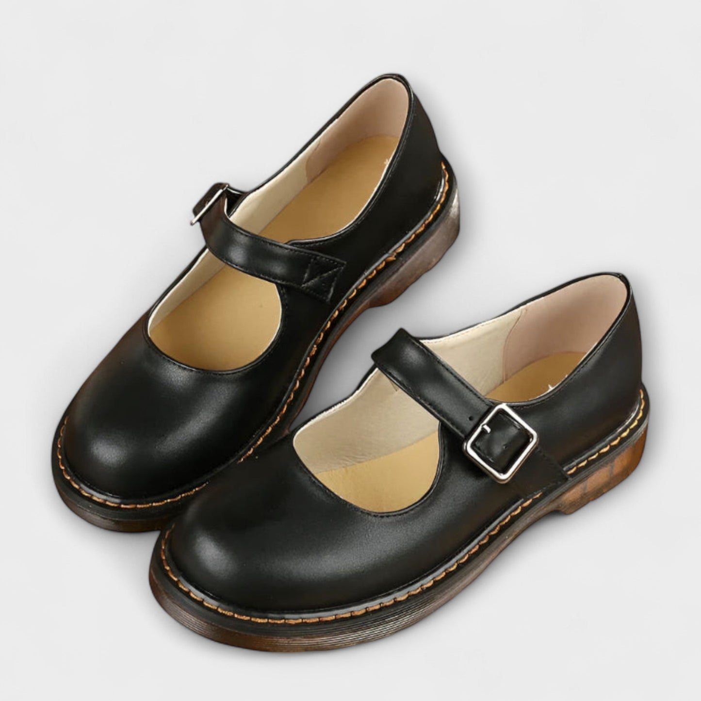 Scarpe Mary Jane classiche da donna – Ballerine con cinturino e fibbia 2